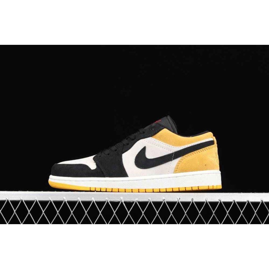 Jordan 1 Low Sail University Gold Black