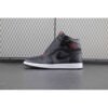 Jordan 1 Retro High Black Satin Gym Red