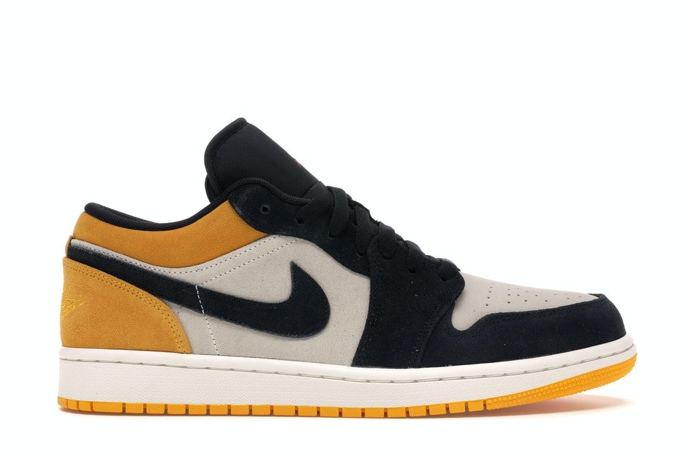 Jordan 1 Low Sail University Gold Black