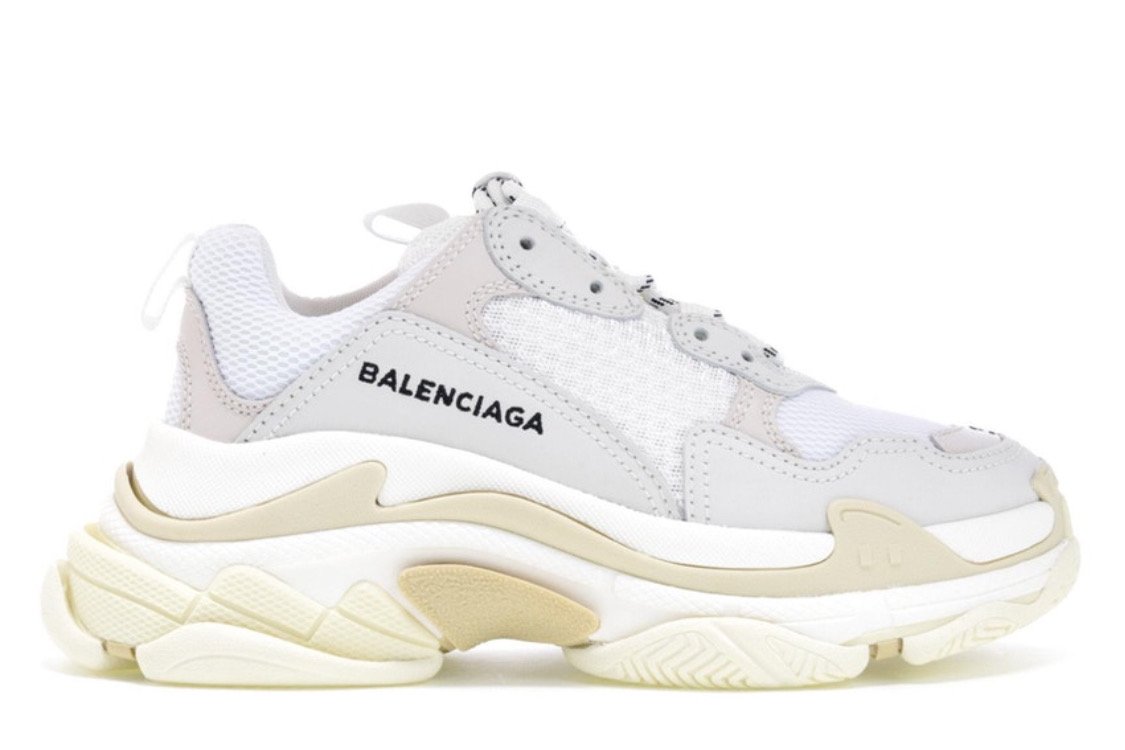 Balenciaga Triple S White