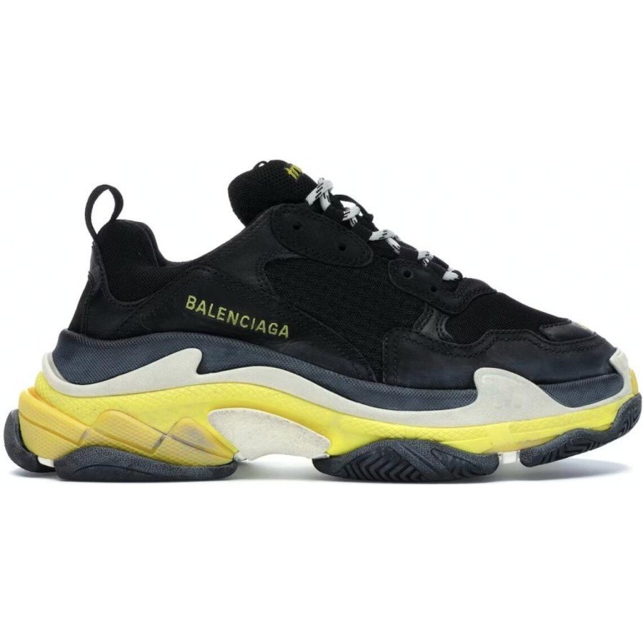 Balenciaga Triple S Black Yellow