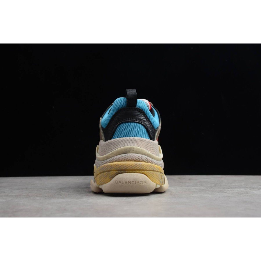 Balenciaga Triple S Grey Red Blue