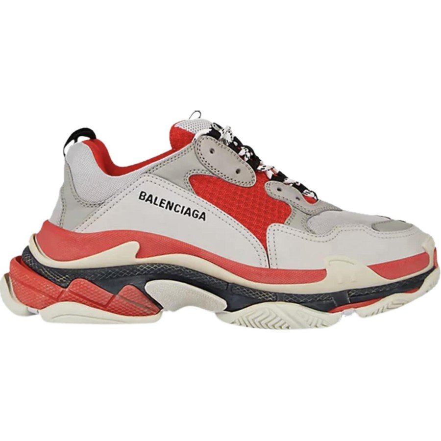 Balenciaga Triple S Red Grey