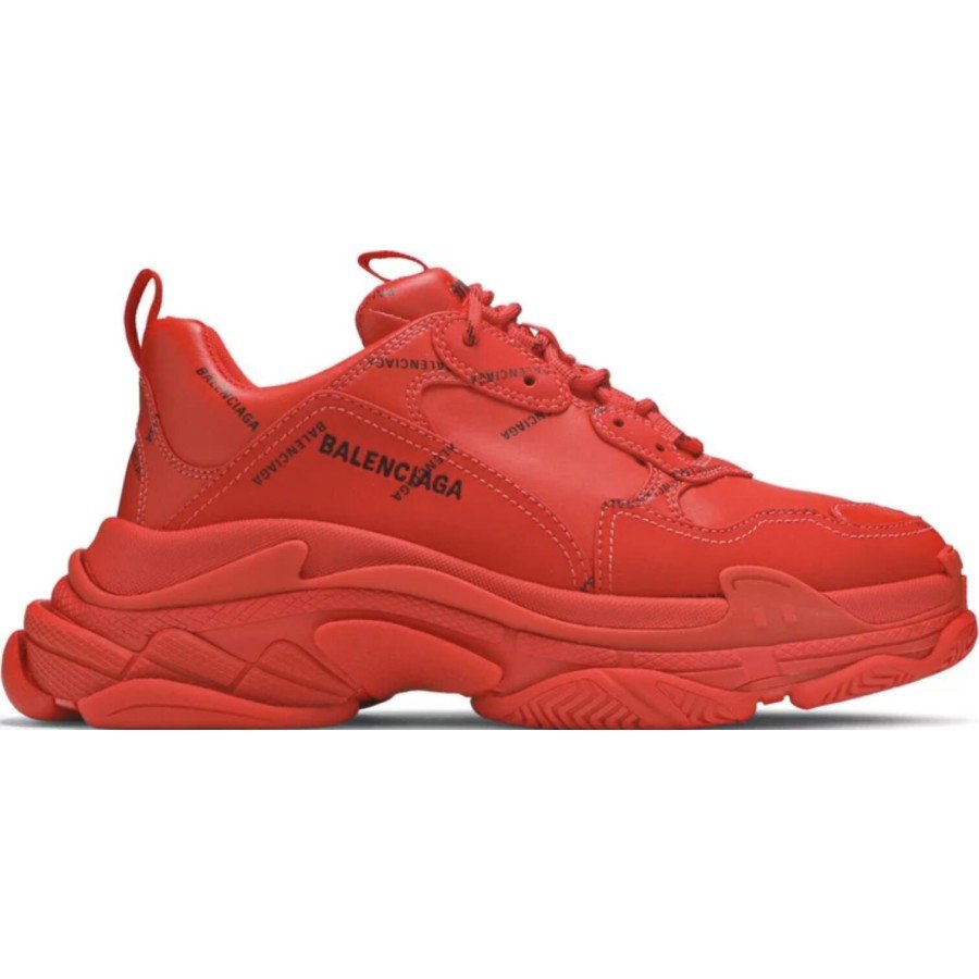 Balenciaga Triple S Red Clear Sole