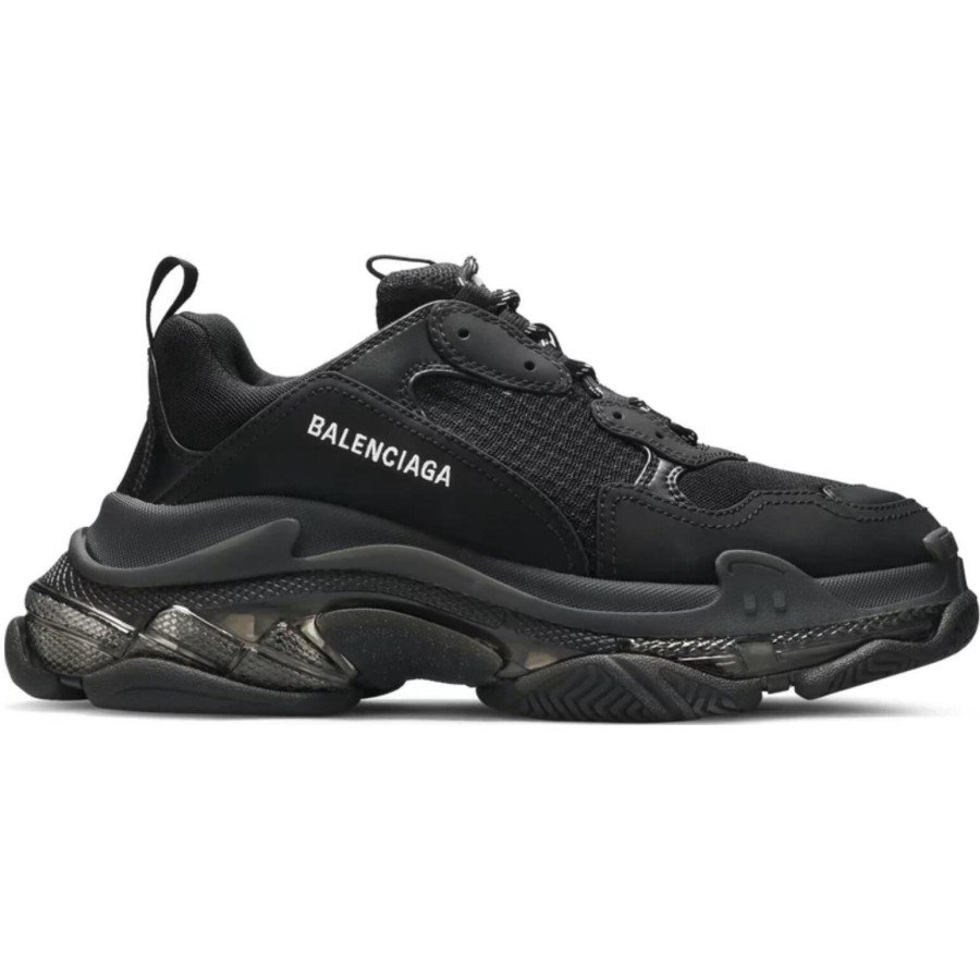 Balenciaga Triple S Clear Sole Black