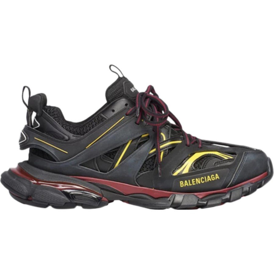 Balenciaga Track Trainers Black Bordeaux