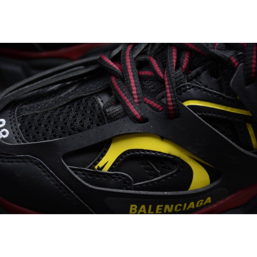 Balenciaga Track Trainers Black Bordeaux