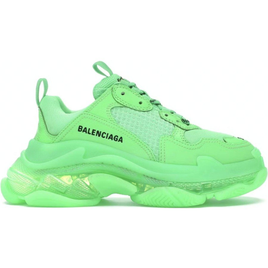 Balenciaga Triple S Neon Green Clear Sole