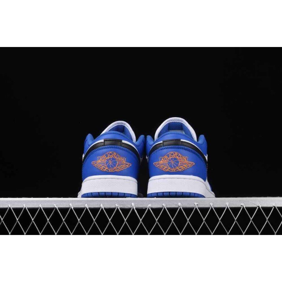 Jordan 1 Low Hyper Royal Orange Peel