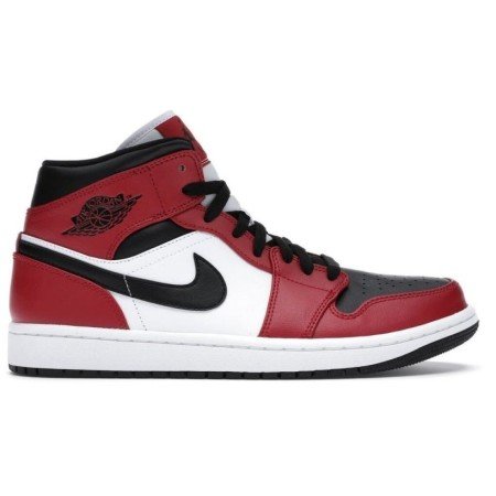 Jordan 1 Mid Chicago Black Toe