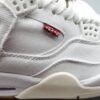 Jordan 4 Retro Levi's White