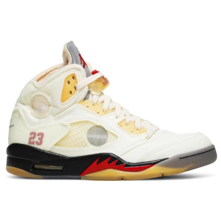 Off-White x Air Jordan 5 SP 'Sail'