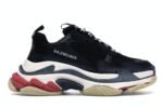 Balenciaga Triple S Black White Red