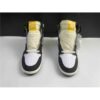 Jordan 1 Retro High White Black Volt University Gold