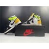 Jordan 1 Retro High White Black Volt University Gold