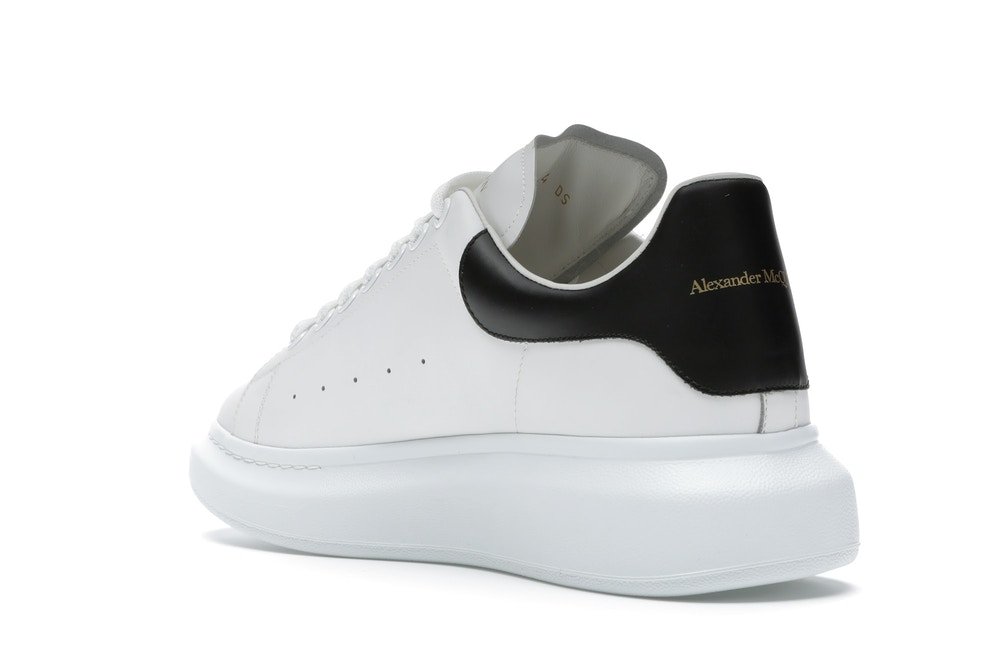 Alexander McQueen Oversized Ivory Black Leather