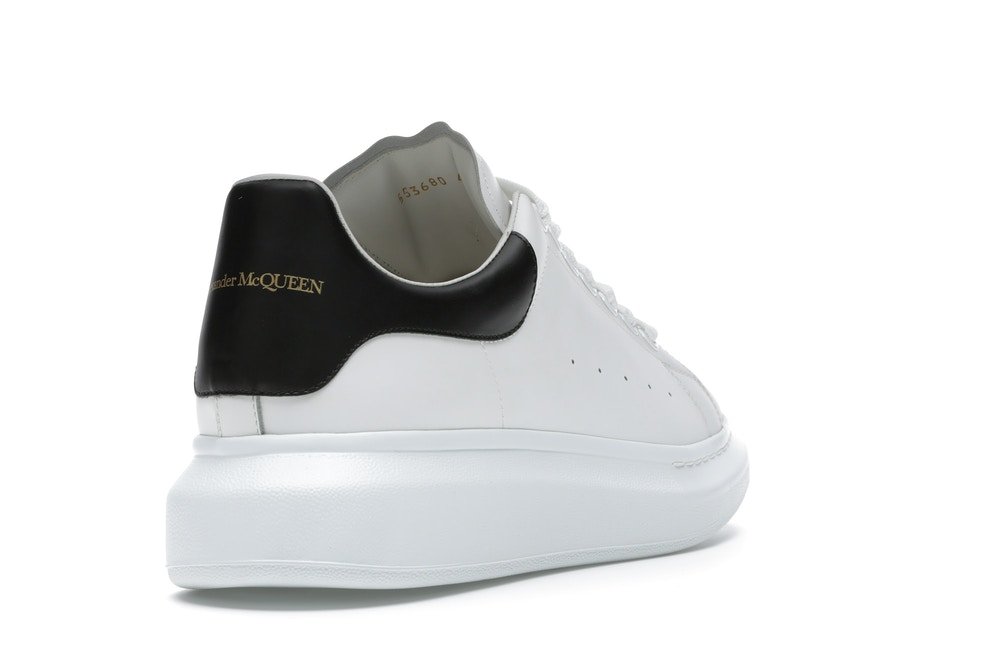 Alexander McQueen Oversized Ivory Black Leather