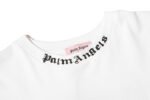 Palm Angels logo print t-shirt - white