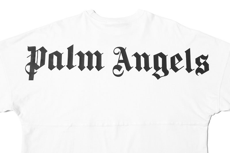 Palm Angels logo print t-shirt - white