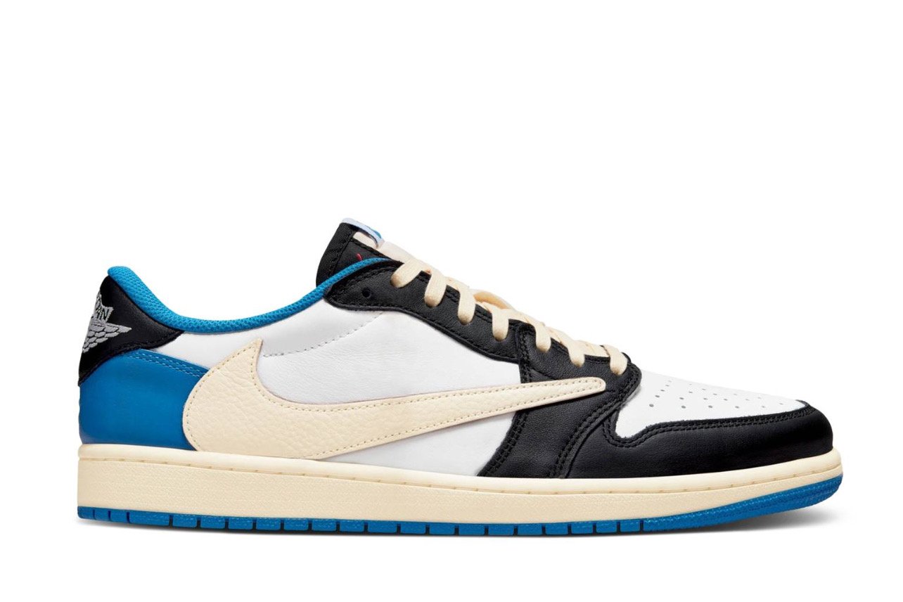 AJ 1 Low fragment design x Travis Scott