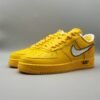 Nike Air Force 1 Low OFF-WHITE University Gold Metallic Silver