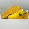 Nike Air Force 1 Low OFF-WHITE University Gold Metallic Silver