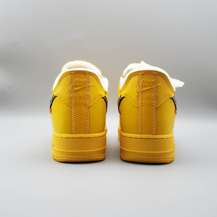 Nike Air Force 1 Low OFF-WHITE University Gold Metallic Silver