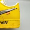 Nike Air Force 1 Low OFF-WHITE University Gold Metallic Silver