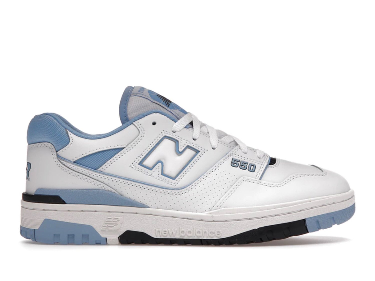 NB 550 UNC White University Blue