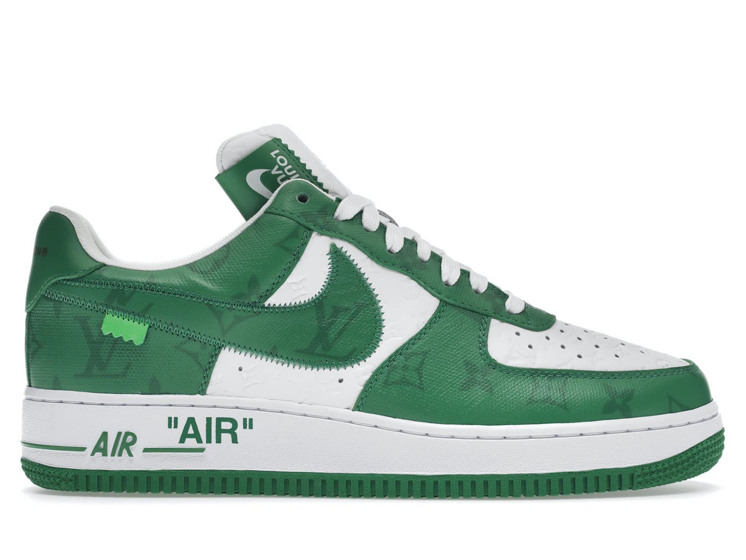 Louis Vuitton Air Force 1 Low White Green