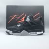 Air Jordan 4 Black Canvas