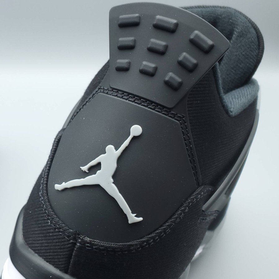 Air Jordan 4 Black Canvas