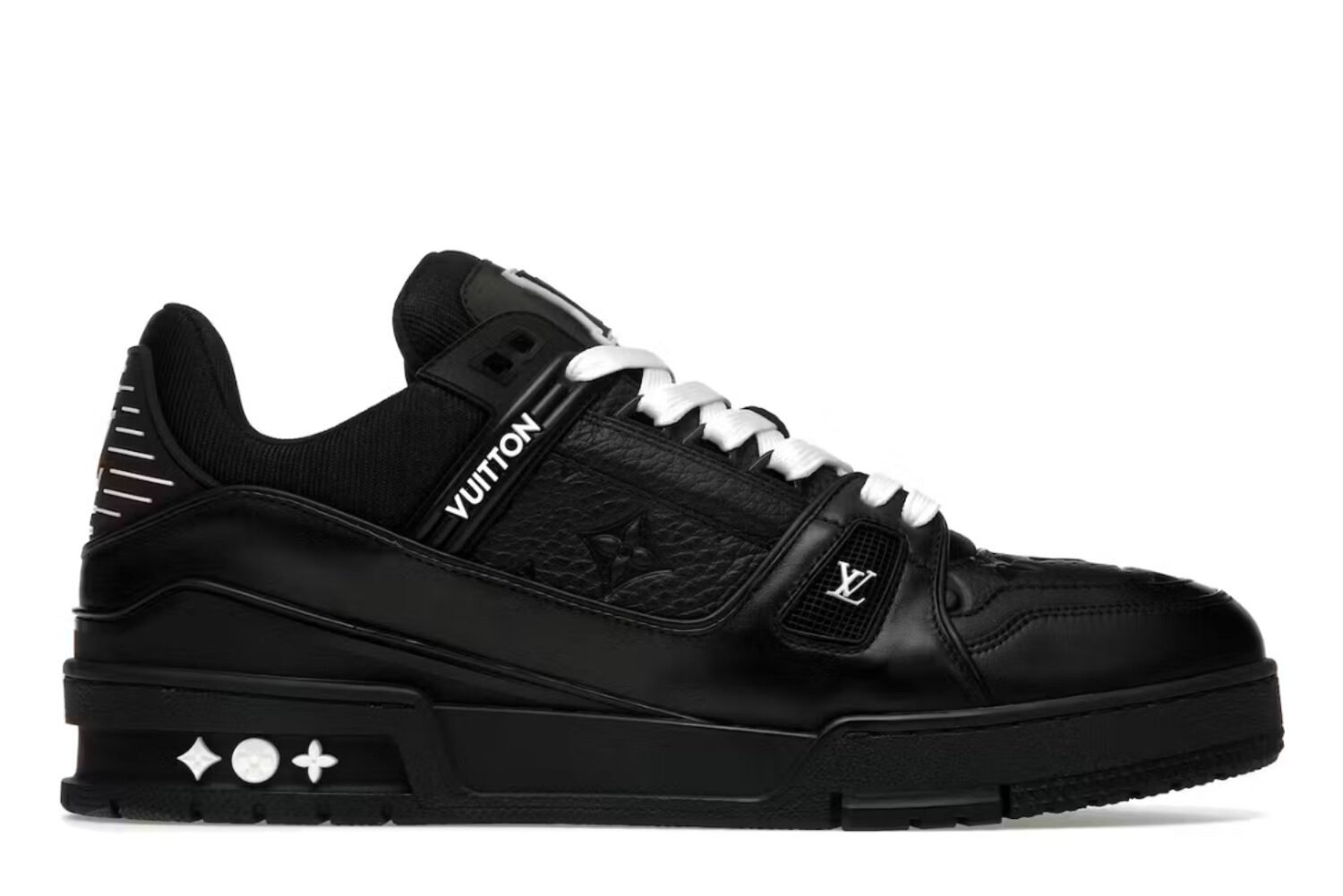 Louis Vuitton Trainer Black Embossed Monogram