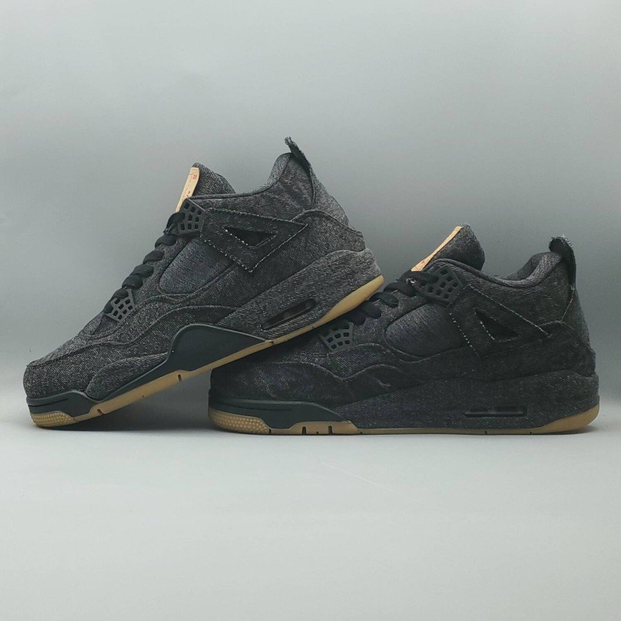 Levi's x Air Jordan 4 Retro 'Black Denim'