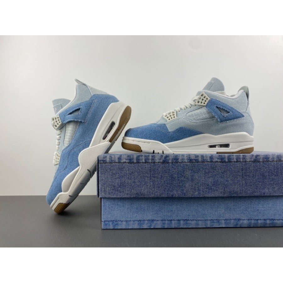 Wmns Air Jordan 4 Retro TEX 'Worn Blue Denim'
